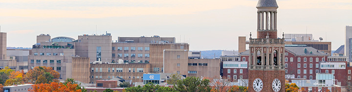 Skyline view of UNC-Chapel Hill campus