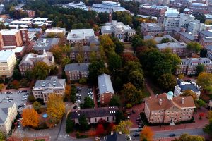 Aerial view of UNC-Chapel Hill