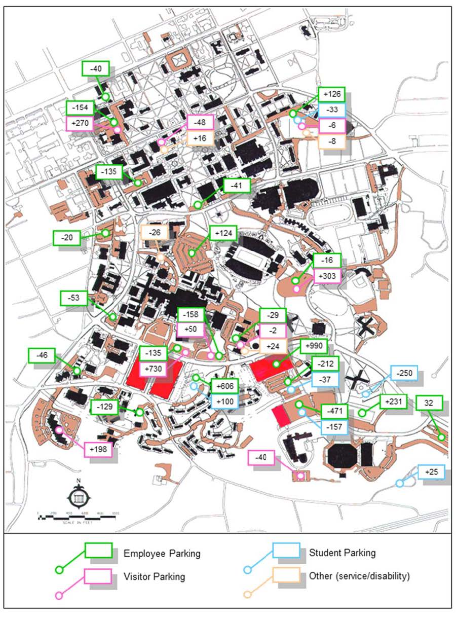 Parking Impacts Map