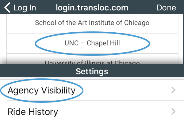 UNC-Chapel Hill Agency Visibility