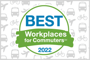 Best Workplaces for Commuters Graphic
