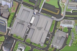 Map of hospital parking decks