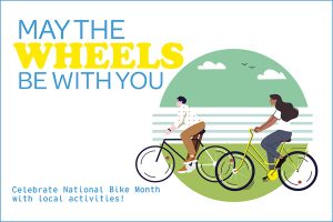 May The Wheels Be With You logo